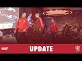 Wout Brama, Peet Bijen en Renate Jansen bij Kick-off FC Twente Cup