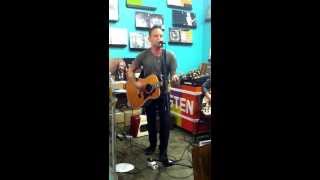 Dave Hause &quot;Autism Vaccine Blues&quot;. M-Theory Music In-Store. 10/14/2013