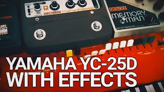 Video thumbnail for Yamaha YC-25D with effects pedals by Benjamin Dehli