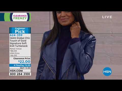 HSN | IMAN Global Chic Fashions Clearance Frenzy 02.10.2019 - 07 AM