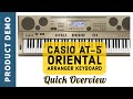 CASIO AT 5 Arabic Scale Arranger Keyboard Overview