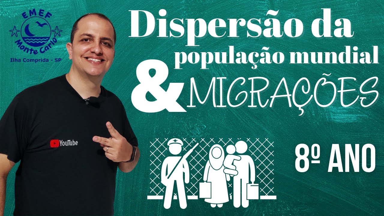 Geografia: Dispersão da população mundial e migrações