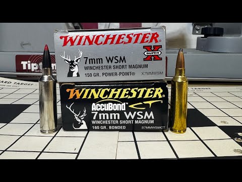 7MM WSM Winchester Ammo testing