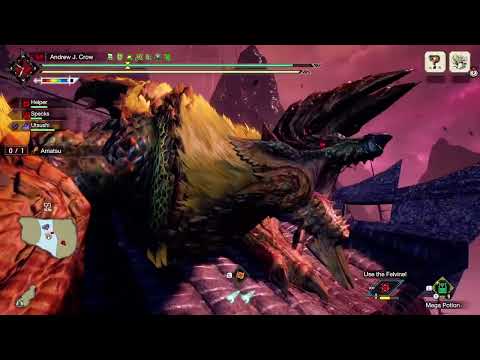 Monster Hunter Rise: Sunbreak - Amatsu vs Apex Zinogre (turf war)