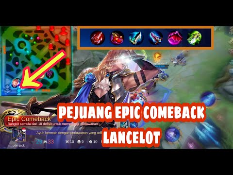EPIC COMEBACK IS REAL 🔥LANCELOT MURKA KETIKA LATE GAME🔥| MOBILE LEGENDS BANG BANG 2021