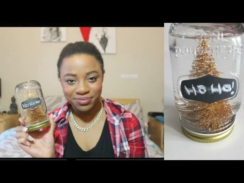 DIY Christmas Gift Idea: Snow Globe & OPEN GIVEAWAY