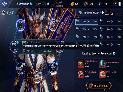 MIR4- UPGRADING MY CONSTITUTION TO TIER 12