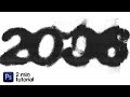 Make This Grunge Text Effect In 2 Minutes Photoshop Tutorial