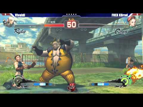 SSF4 AE2012 Vivaldi vs FNEX KBrad Civil War 4 Tournament