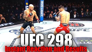 UFC 298 (Alexander Volkanvoski vs Ilia Topuria): Reaction and Results