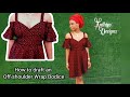 How To Draft An Off-Shoulder Wrap Bodice | Natalie Bray Pattern