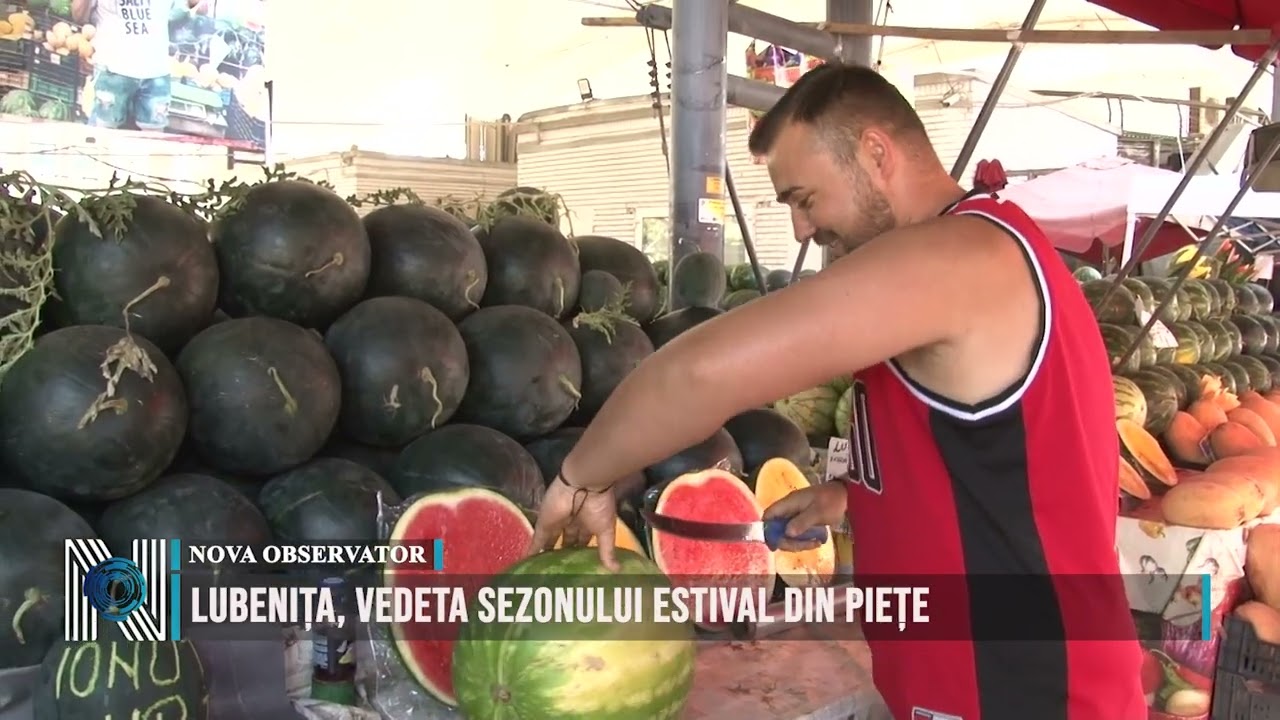 Lubenița, vedeta sezonului estival din piețe