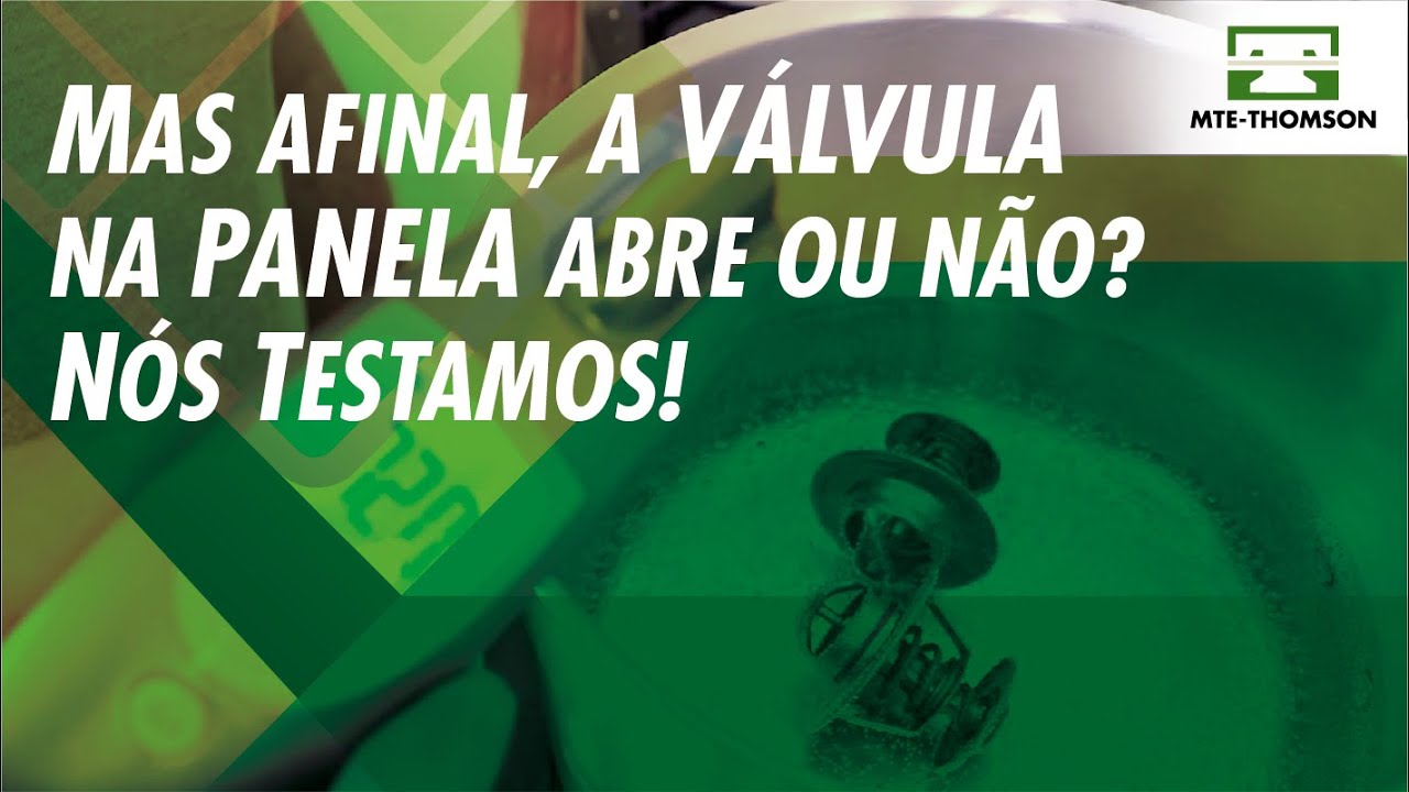 VÁLVULA TERMOSTÁTICA NA PANELA!!! Abre ou não?