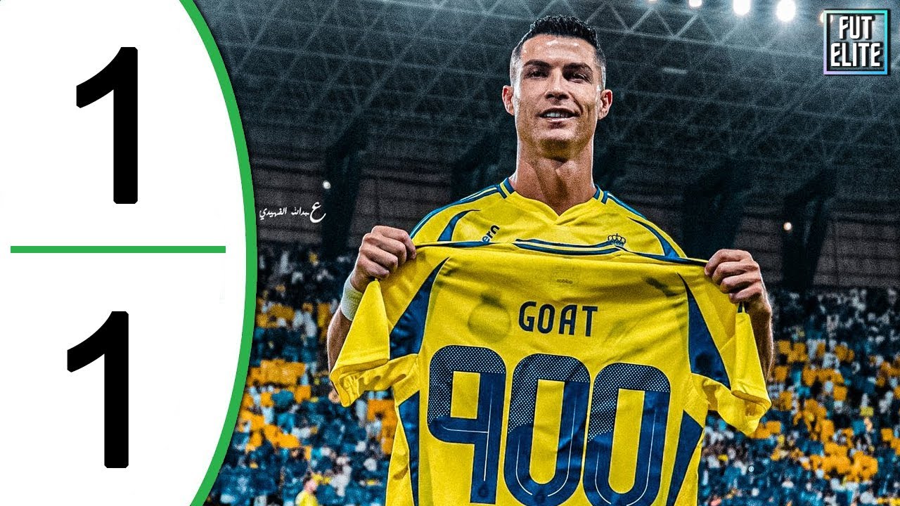 Cristiano Ronaldo celebrates 900 Goals - Al-Nassr vs Al-Ahli 1-1 Extended Highlights & Goals 2024