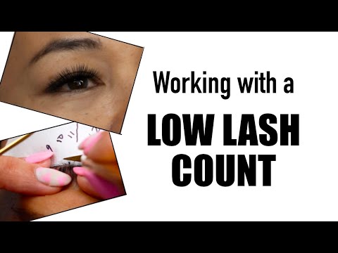 Managing Clients with a Low Lash Count | Lash Extension Tips