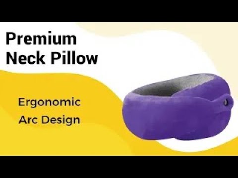 Premium Memory Foam Snake Neck Pillow for Travel