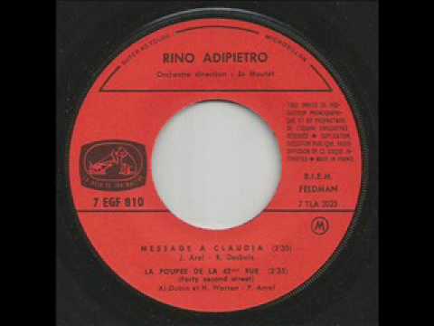 RINO ADIPIETRO  LA POUPEE DE LA 42eme RUE