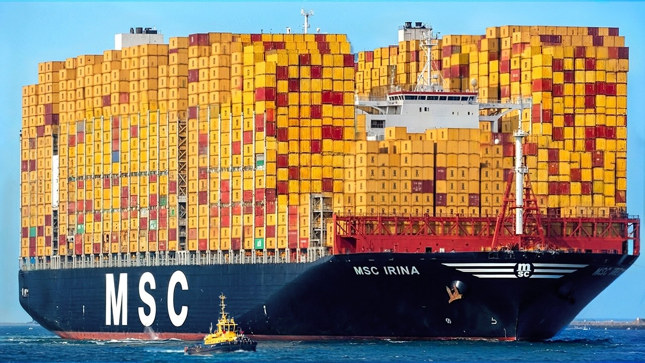 Inside the World’s Largest Container Ship Ever Built