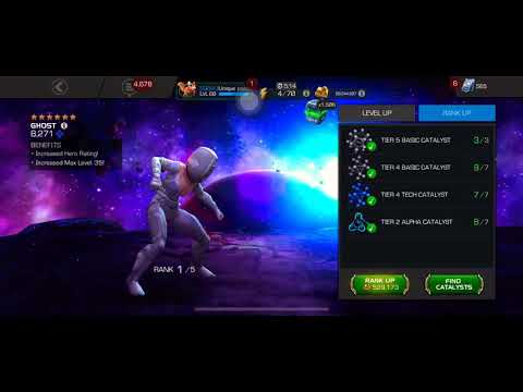6 star rank 2 ghost rank up # Marvel contest of champion