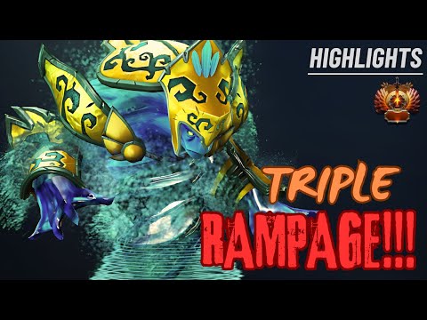 MORPHLING RAMPAGE x3 Immortal Ranked Match Gameplay Highlights | 7.36b