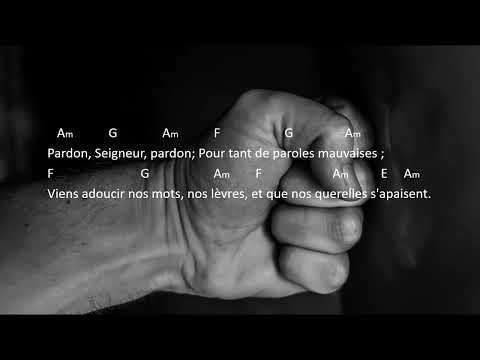 Pardon Seigneur pardon