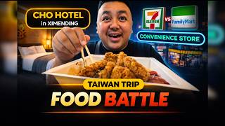 Exploring Cho Hotel with Room Tour 🇹🇼 + 7-Eleven vs FamilyMart Taiwan (Which is Better?)