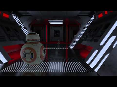 Star Wars droids: BB-8 and D-O made in Maya