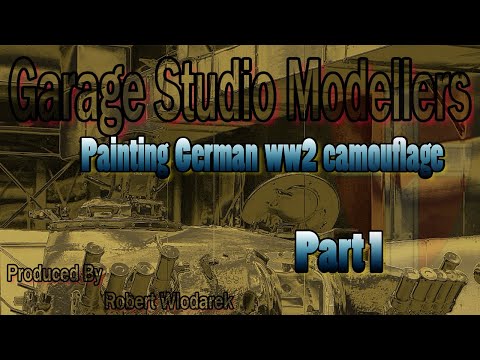 Painting German ww2 camouflage Sd.Kfz.251 Stuka Part 1