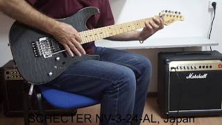 Video thumbnail for SCHECTER NV-3-24-AL, Japan (Demo) by P/B Guitars