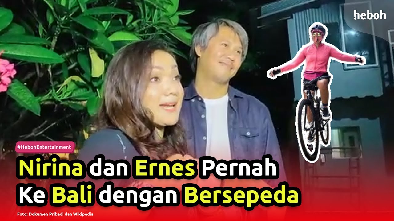 Nirina dan Ernest Pernah Ke Bali dengan Bersepeda