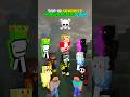 Top 10 Scariest Minecrafters EVER ️