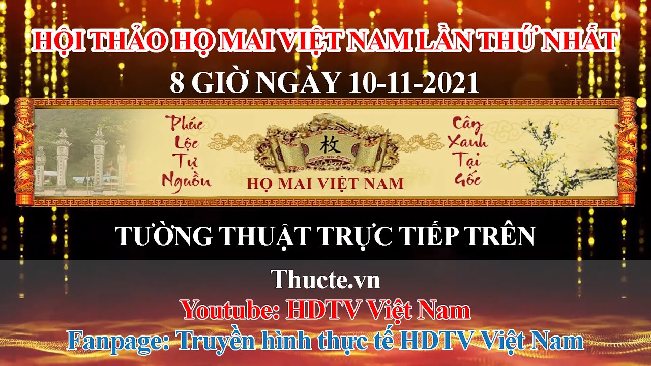 Hội thảo họ Mai Việt Nam toàn quốc lần thứ Nhất