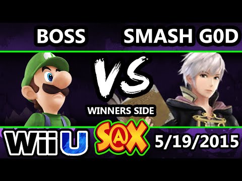 S@X - Boss (Luigi) Vs. VGz | Smash God (Robin) SSB4 Tournament - smash Wii U - Smash 4