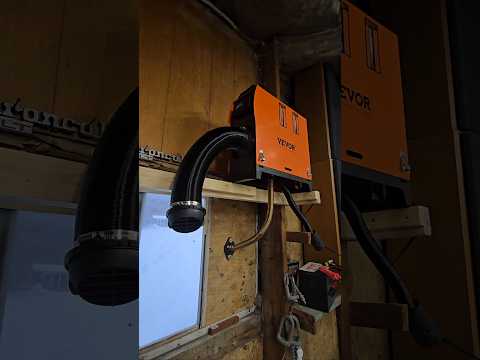 60 hour vevor diesel heater review. #diesalheater #vevor #woodworking