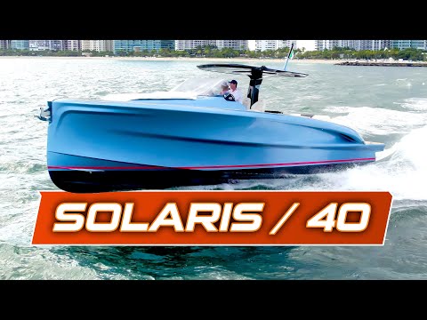 Solaris Power Yachts 40 Open at Haulover | First catch of this stylish yacht!