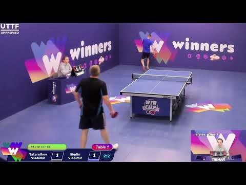 WINners CUP table 1 31.01 Tatarnikov Vladimir - Siedin Vladimir 15:30