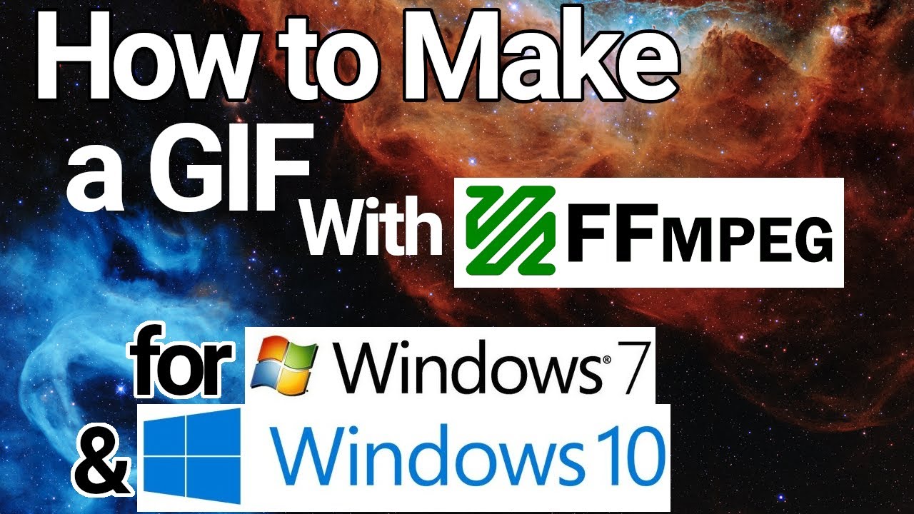 How to make a GIF using FFmpeg for FREE!