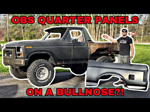 Installing New QUARTER PANELS on my Bullnose Bronco!