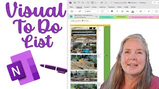Making a visual to do list in OneNote