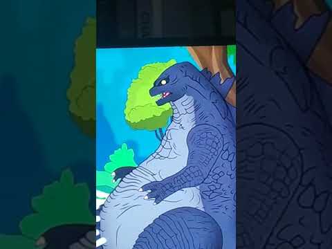 daddy godzilla is pregnant haha (that was not suppouse to happend) [cartoon]
