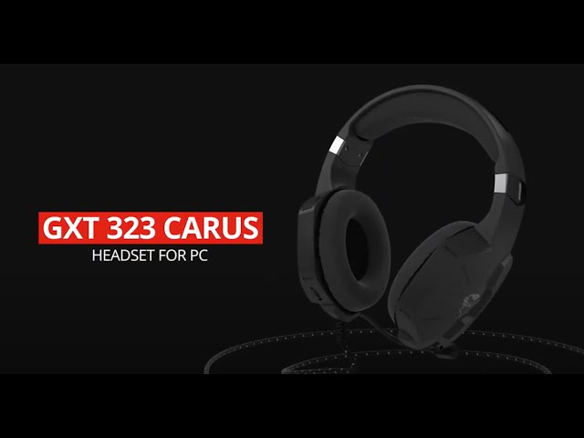 Trust GXT 323 Carus Black Gaming-Kopfhörer video