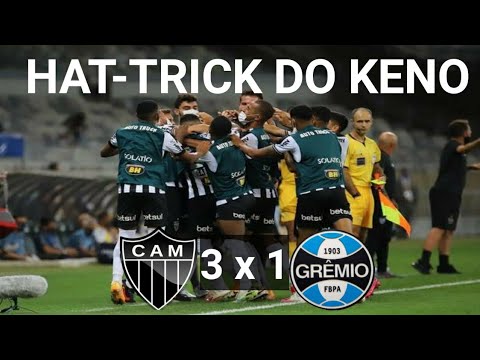 VEJA OS 3 GOLS DE KENO NA VITÓRIA DO GALO CONTRA O GRÊMIO