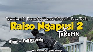 Download lagu Raiso Ngapusi 2 x Tekomu - Tekomlaku Ft Ervinsof x Milenial  Ft Erza Trwln (Slow Reverb) mp3