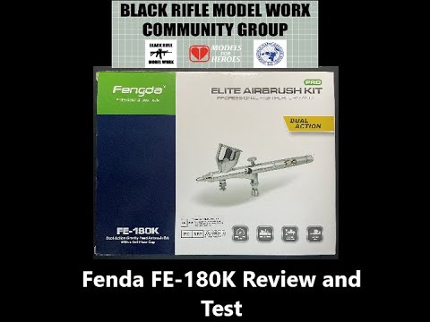 **Sub £25 Cheap Airbrush** Fengda FE-180K Airbrush Review and Test