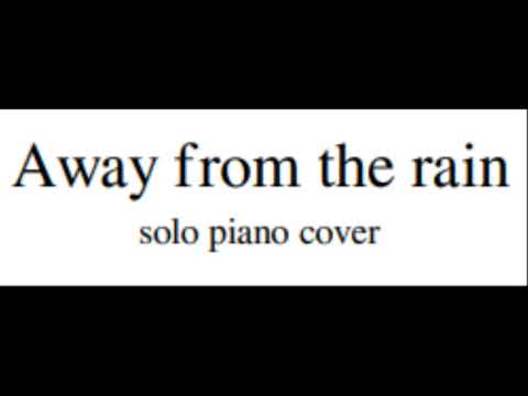 Away from the rain (Deemo2 Concept Music) - solo piano cover