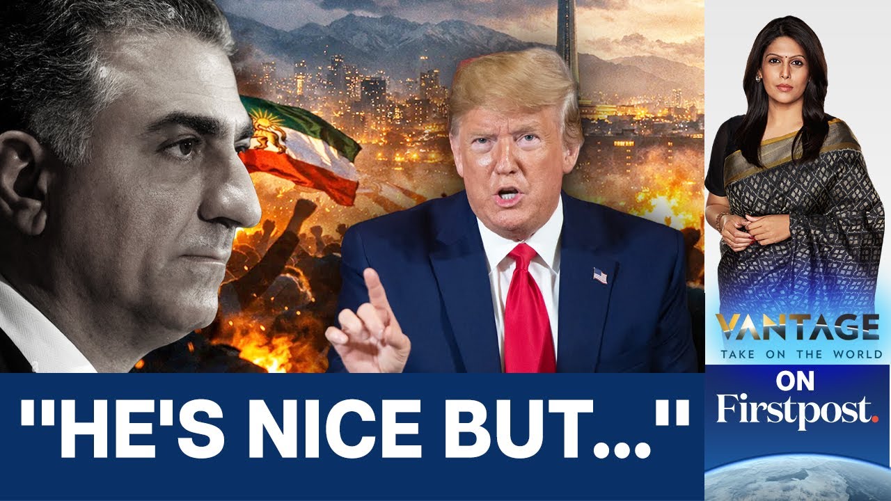 Trump Expresses Doubt Over Reza Pahlavi's Ability to Rule Iran  | Vantage with Palki Sharma