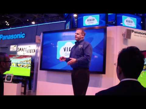 Panasonic 2012 LCD PDP TV Lineup Demo CES 2012