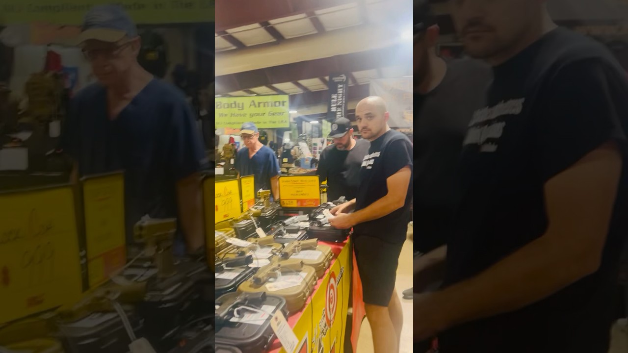 Third Time At The Orlando Florida gun show #guns #pewpew #military #shoot #trending