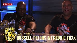 Russell Peters &amp; Freddie Foxx | Drink Champs (Full Episode)