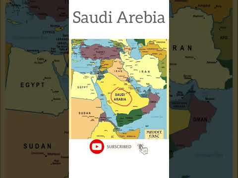 Map In Saudi Arebia || #factmystery #shorts
